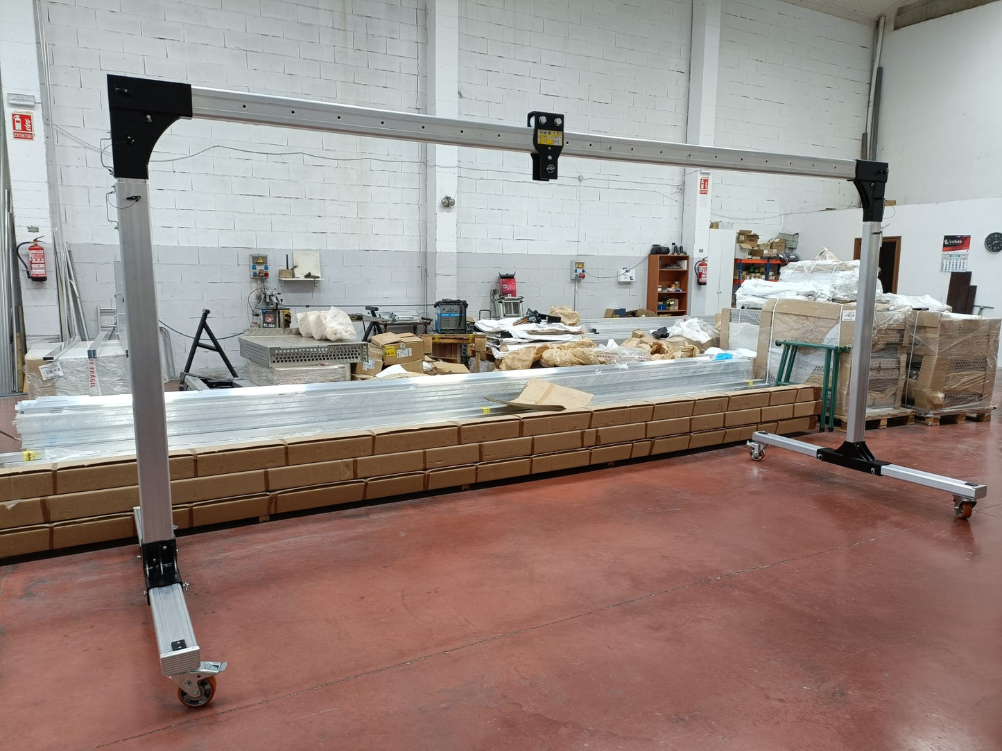 PET 1.000 - ALUMINUM TEMPORARY LIFTING GANTRY CRANE