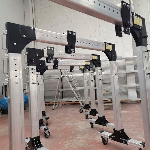 PET 500/1000 - ALUMINUM TEMPORARY LIFTING GANTRY CRANE – Lera Ascensores