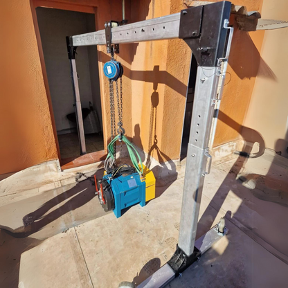 PET 500/1000 - ALUMINUM TEMPORARY LIFTING GANTRY CRANE