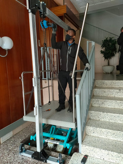 PET 500/1000 - ALUMINUM TEMPORARY LIFTING GANTRY CRANE